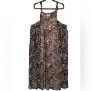 O’Neill Spaghetti Strap Short Multi Colored Floral Summer Dress SZ M